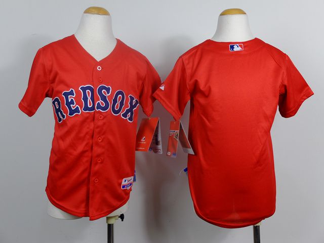 Youth Boston Red Sox Blank Red MLB Jerseys